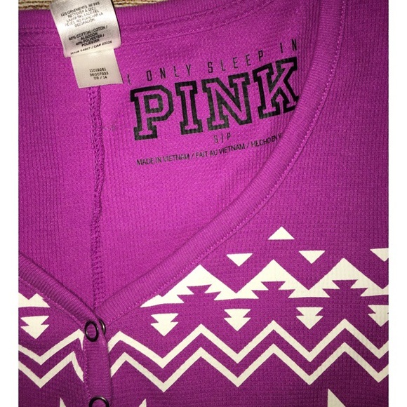 PINK one piece pajama size S *like new* - Picture 2 of 5
